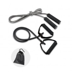 Conjunto fitness composto por elástico e corda de pular Personalizado