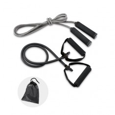 Conjunto fitness composto por elástico e corda de pular Personalizado
