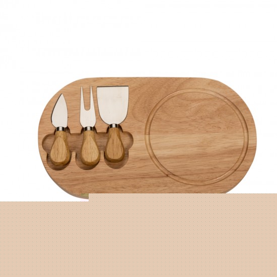 Kit Queijo 3 Peças com Logo Kit Queijo 3 Peças com Logo