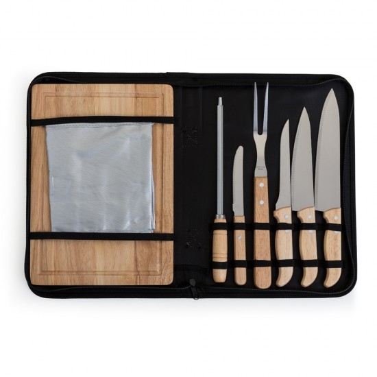 Kit Talheres Para Churrasco com 8 peças Personalizado Kit Talheres Para Churrasco com 8 peças Personalizado