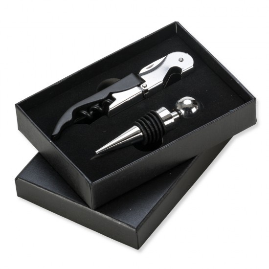 Kit Vinho 2 Peças Personalizado com Logo Kit Vinho 2 Peças Personalizado com Logo