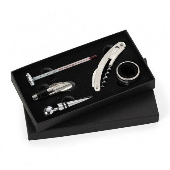 Kit Vinho 5 peças Para Brinde Personalizado Kit Vinho 5 peças Para Brinde Personalizado