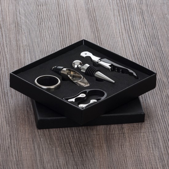 Kit Vinho 5 peças Personalizado Kit Vinho 5 peças Personalizado