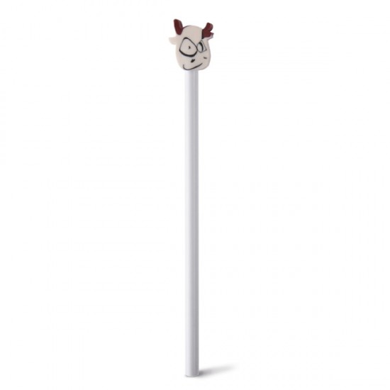Lápis com Boneco de Borracha Personalizado Lápis com Boneco de Borracha Personalizado