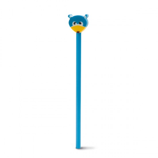 Lápis com Boneco de Borracha Personalizado Lápis com Boneco de Borracha Personalizado