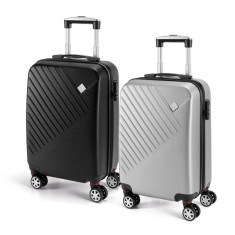 Mala de viagem executivo em ABS com interior forrado 37 L Personalizada
