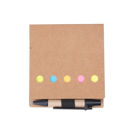 Mini Bloco Ecológico com Autoadesivos e Caneta Personalizado Mini Bloco Ecológico com Autoadesivos e Caneta Personalizado