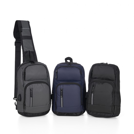 Mochila de Ombro USB Personalizada Mochila de Ombro USB Personalizada