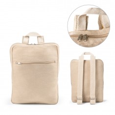 Mochila em juco (mistura de algodão e juta, 275 g/m²) 7 L Personalizada