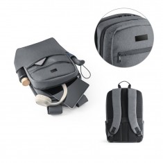 Mochila para notebook 17" em Nylon 2Tone impermeável 14 L Personalizada