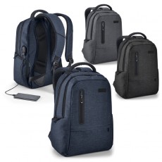 Mochila para notebook 17'' em Nylon 2Tone impermeável 26 L Personalizada