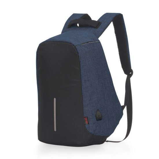 Mochila Poliéster Anti Furto USB para Brinde Personalizado Mochila Poliéster Anti Furto USB para Brinde Personalizado