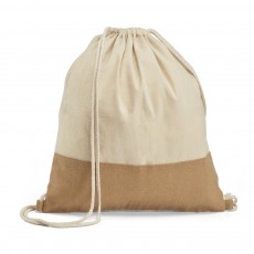 Sacola tipo mochila 100% algodão (160 g/m²) Personalizada