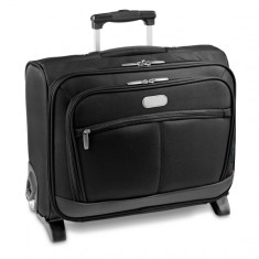 Mala de viagem para notebook 15'6" em c. sintético e 1680D com caixa rígida e 2 rodas 20 L Personalizada
