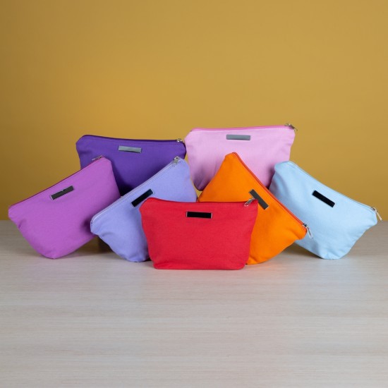 Necessaire de Lona com Plaquinha Personalizada Necessaire de Lona com Plaquinha Personalizada