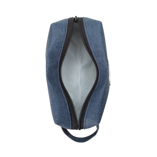 Necessaire Puff Jeans Sintético Personalizada Necessaire Puff Jeans Sintético Personalizada