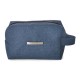 Necessaire Puff Jeans Sintético Personalizada Necessaire Puff Jeans Sintético Personalizada