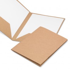 Pasta porta-documentos A4 em papel 100% reciclado (400 g/m²) Personalizada