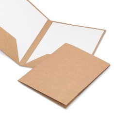 Pasta porta-documentos A4 em papel 100% reciclado (400 g/m²) Personalizada