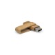 Pen Drive 4GB Giratório Bambu Personalizado Pen Drive 4GB Giratório Bambu Personalizado