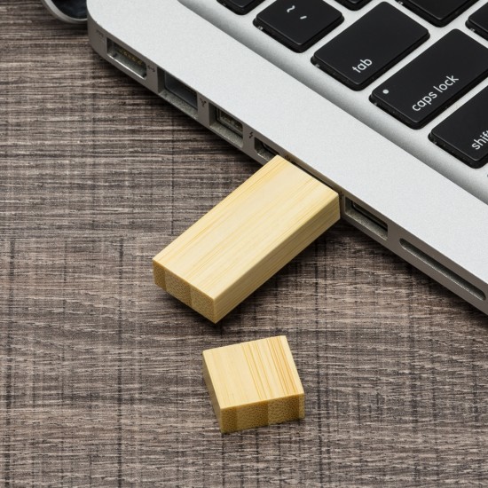 Pen Drive Bambu 4GB/8GB/16GB Personalizado com Logo Pen Drive Bambu 4GB/8GB/16GB Personalizado com Logo