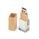 Pen Drive Cristal Bambu 4GB/8GB Personalizado Pen Drive Cristal Bambu 4GB/8GB Personalizado