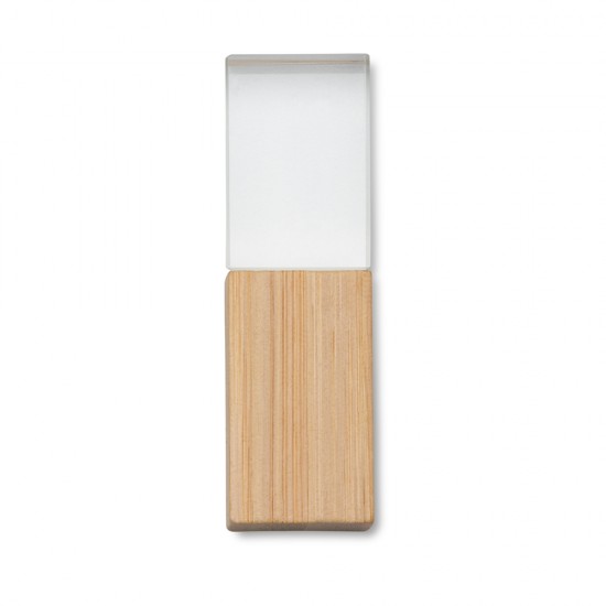 Pen Drive Cristal Bambu 4GB/8GB Personalizado Pen Drive Cristal Bambu 4GB/8GB Personalizado