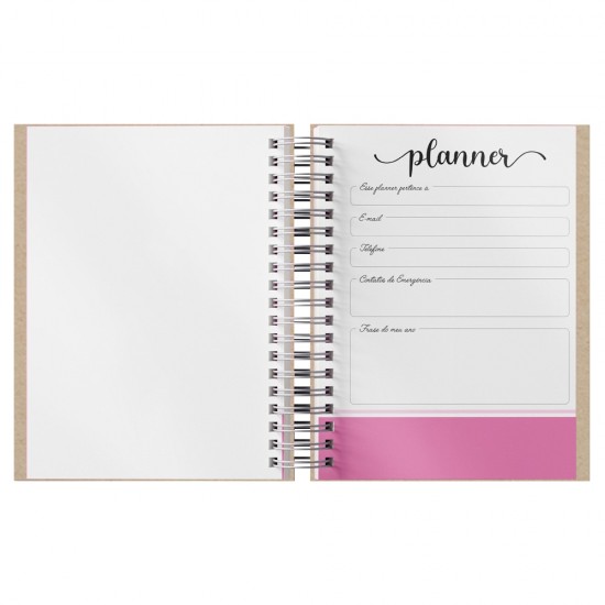 Planner Anual MDF Sublimático Personalizado Planner Anual MDF Sublimático Personalizado