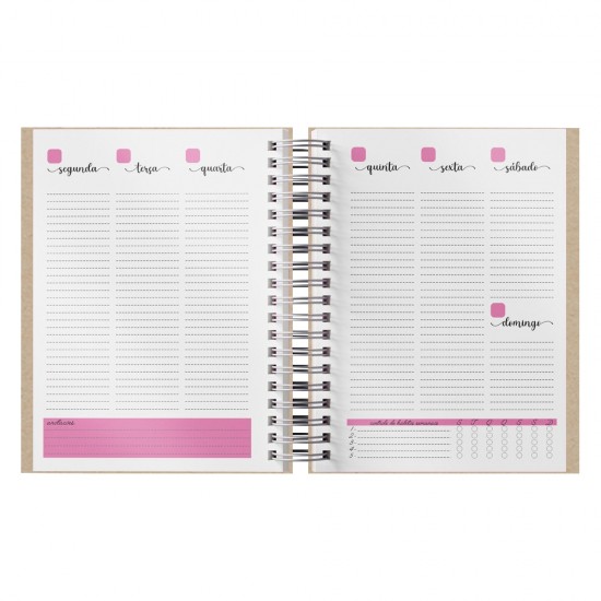 Planner Anual MDF Sublimático Personalizado Planner Anual MDF Sublimático Personalizado