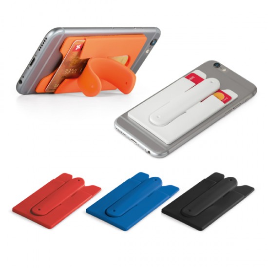 Porta Cartões para Celular com Logo Porta Cartões para Celular com Logo