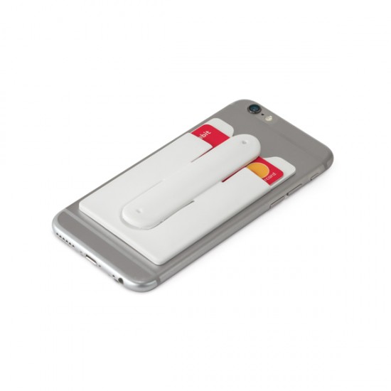 Porta Cartões para Celular com Logo Porta Cartões para Celular com Logo