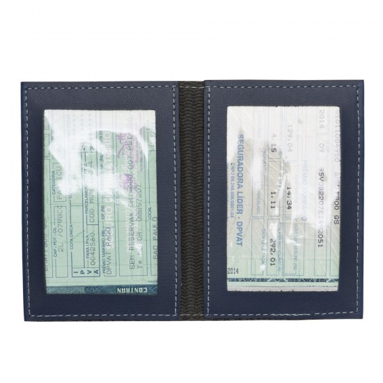 Porta Documento em Couro Sintético Personalizado Porta Documento em Couro Sintético Personalizado