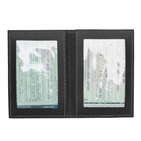 Porta Documento em Couro Sintético Personalizado Porta Documento em Couro Sintético Personalizado