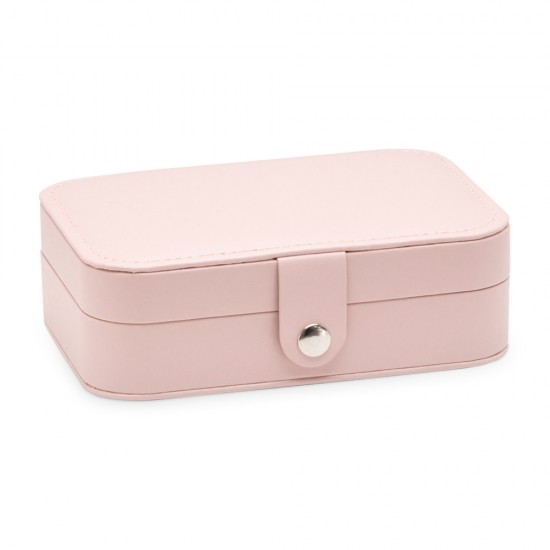 Porta joias de couro sintético com revestimento aveludado Personalizado Porta joias de couro sintético com revestimento aveludado Personalizado