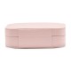 Porta joias de couro sintético com revestimento aveludado Personalizado Porta joias de couro sintético com revestimento aveludado Personalizado