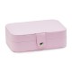 Porta joias de couro sintético com revestimento aveludado Personalizado Porta joias de couro sintético com revestimento aveludado Personalizado