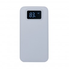 Power Bank Plástico com Indicador Digital Personalizado