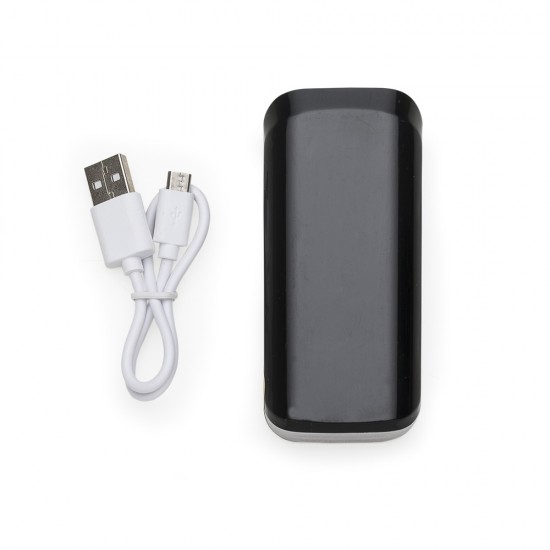 Power Bank Plástico com Indicador Led e Lanterna Personalizado Power Bank Plástico com Indicador Led e Lanterna Personalizado