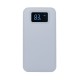 Power Bank Plástico com Visor Digital Personalizado Power Bank Plástico com Visor Digital Personalizado