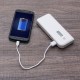 Powerbank Plástico com Indicador Digital e Lanterna Personalizado Powerbank Plástico com Indicador Digital e Lanterna Personalizado