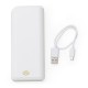 Powerbank Plástico com Indicador Digital e Lanterna Personalizado Powerbank Plástico com Indicador Digital e Lanterna Personalizado