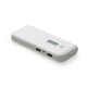 Powerbank Plástico com Indicador Digital e Lanterna Personalizado Powerbank Plástico com Indicador Digital e Lanterna Personalizado