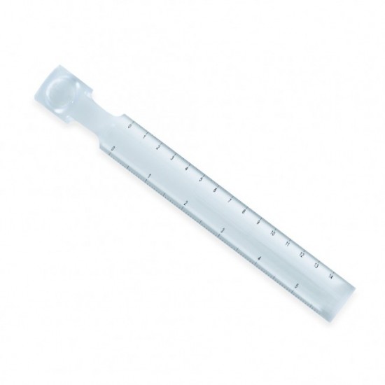 Régua 14cm com Lupa Personalizada Régua 14cm com Lupa Personalizada