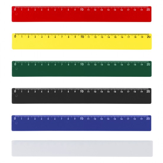Régua Plástica 20cm Personalizada Régua Plástica 20cm Personalizada