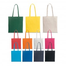 Sacola em algodão reciclado e poliéster reciclado sem tingimento (140 g/m²) sem tingimento Personalizada