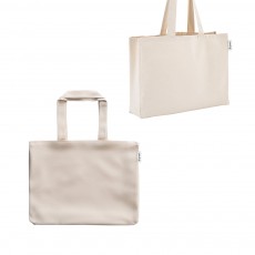 Sacola em 50% algodão, 30% algodão reciclado e 20% poliéster reciclado (220 g/m²) Personalizada
