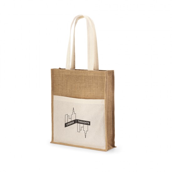 Sacola de Juta e Algodão Personalizada Sacola de Juta e Algodão Personalizada