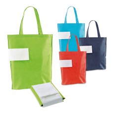 Sacola dobrável em non-woven (80 g/m²) com alças Personalizada
