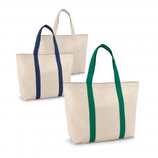 Sacola 100% algodão canvas (280 g/m²) com bolso frontal e bolso interior Personalizada