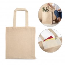 Sacola em juco (mistura de algodão e juta, 275 g/m²) Personalizada